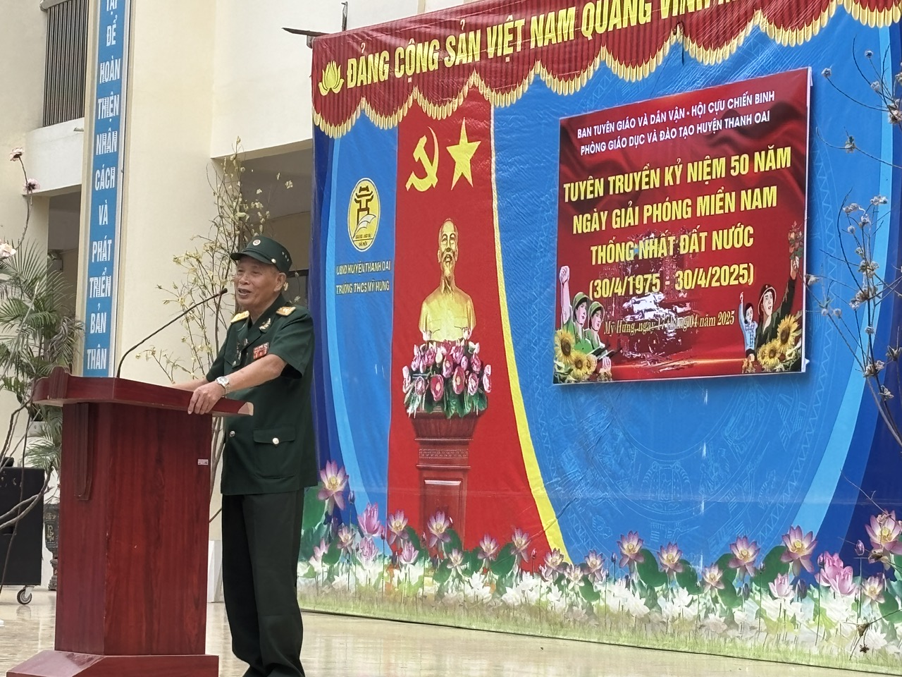 GIÁO DỤC TRUYỀN THỐNG KỶ NIỆM 50 NĂM NGÀY GIẢI PHÓNG MIỀN NAM, THỐNG NHẤT ĐẤT NƯỚC (30/4/1975 - 30/4/2025)