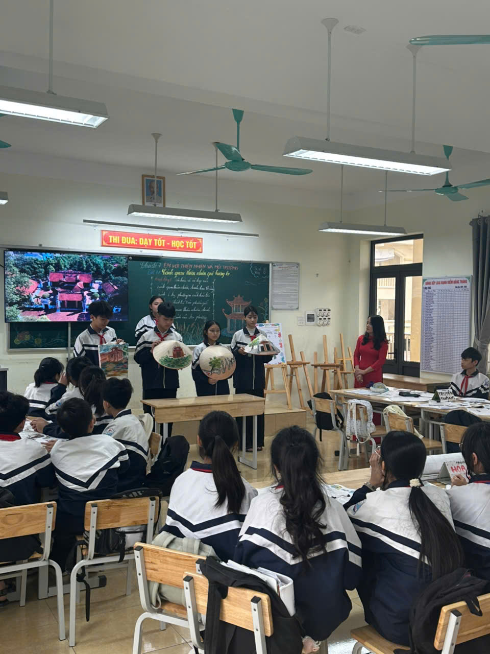 TRƯỜNG  THCS MỸ HƯNG: SÔI NỔI HỘI THI GIÁO VIÊN DẠY GIỎI NĂM HỌC 2024-2025